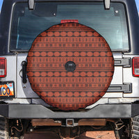 Polynesian Princess Inspired Tapa Pattern Spare Tire Cover LT05 Red - Polynesian Pride