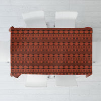 Polynesian Princess Inspired Tapa Pattern Tablecloth LT05 Red - Polynesian Pride