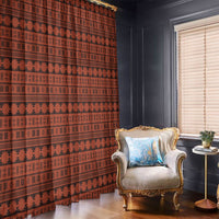 Polynesian Princess Inspired Tapa Pattern Window Curtain LT05 - Polynesian Pride