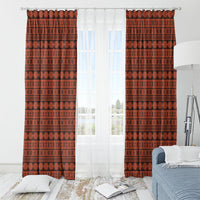 Polynesian Princess Inspired Tapa Pattern Window Curtain LT05 - Polynesian Pride
