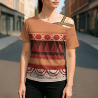 Polynesian Princess Inspired Cosplay Costume Cross Shoulder Shirt LT05 - Polynesian Pride