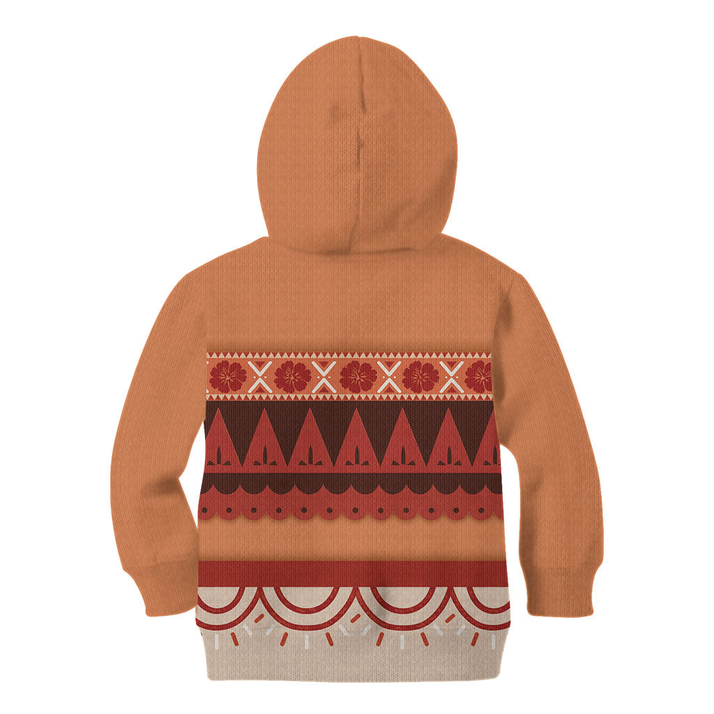 Polynesian Princess Inspired Cosplay Costume Kid Hoodie LT05 - Polynesian Pride