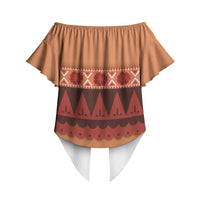 Polynesian Princess Inspired Cosplay Costume Off Shoulder Wrap Waist Top LT05 - Polynesian Pride