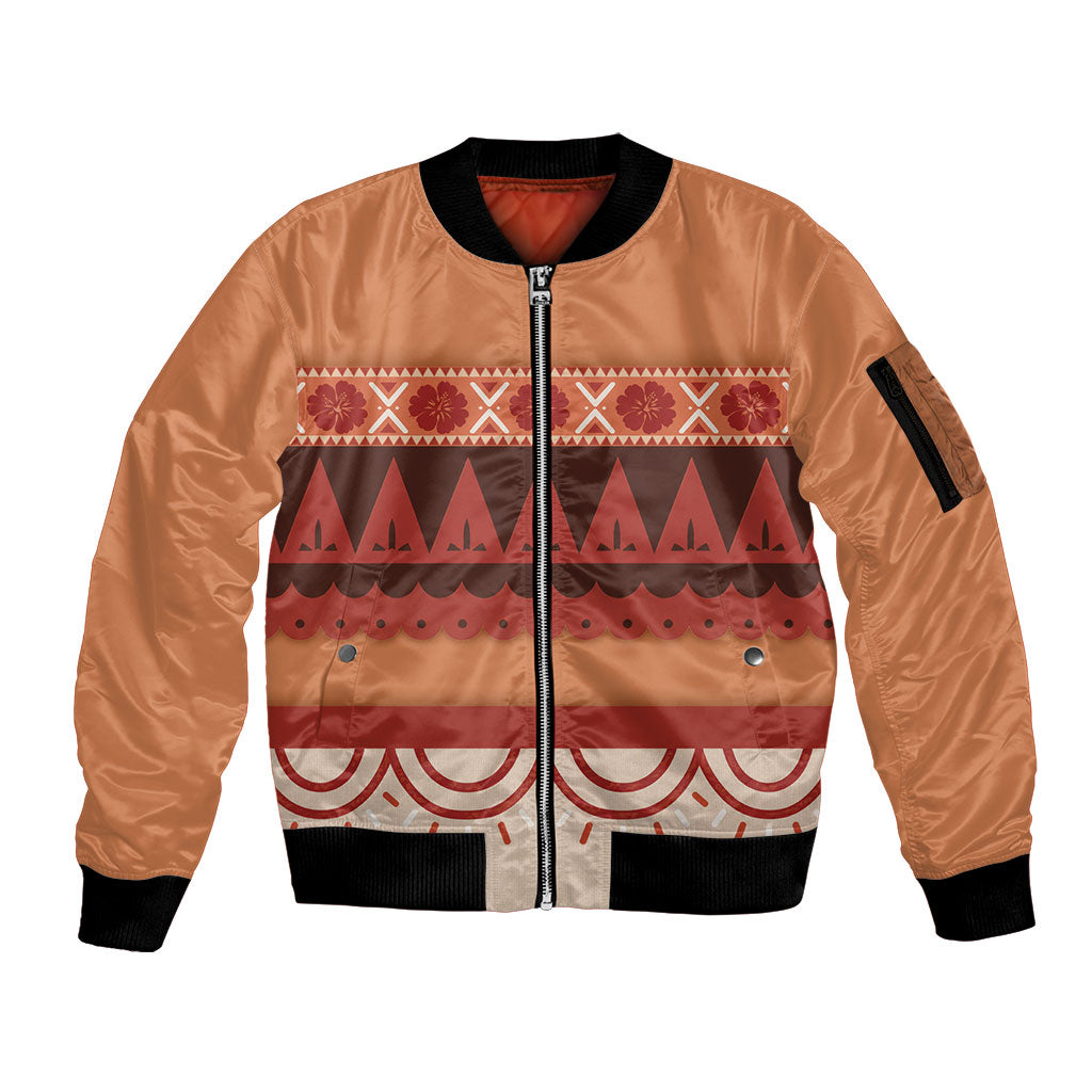 Polynesian Princess Inspired Cosplay Costume Sleeve Zip Bomber Jacket