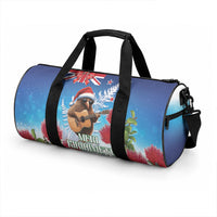 New Zealand Kiwi Christmas Duffle Bag Xmas Vibe LT05 - Polynesian Pride