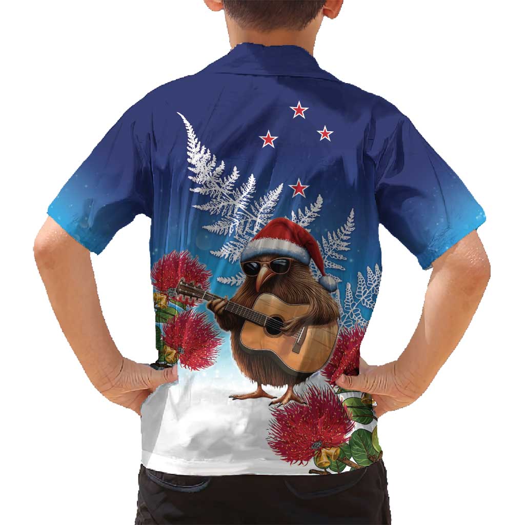 New Zealand Kiwi Christmas Family Matching Puletasi and Hawaiian Shirt Xmas Vibe LT05 - Polynesian Pride