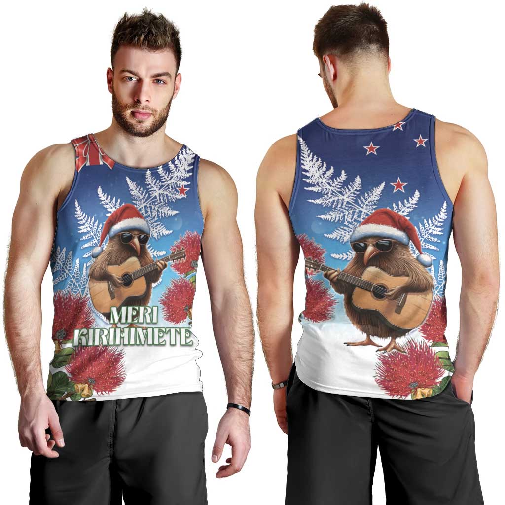 New Zealand Kiwi Christmas Men Tank Top Xmas Vibe LT05 - Polynesian Pride