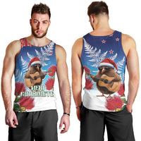 New Zealand Kiwi Christmas Men Tank Top Xmas Vibe LT05 - Polynesian Pride