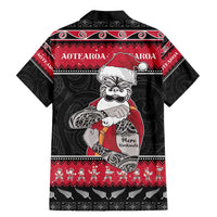New Zealand Santa Tiki Christmas Family Matching Mermaid Dress and Hawaiian Shirt Meri Kirihimete LT05 - Polynesian Pride
