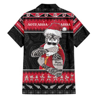 New Zealand Santa Tiki Christmas Hawaiian Shirt Meri Kirihimete LT05 - Polynesian Pride