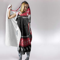New Zealand Santa Tiki Christmas Hooded Blanket Meri Kirihimete LT05 - Polynesian Pride