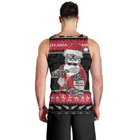 New Zealand Santa Tiki Christmas Men Tank Top Meri Kirihimete LT05 - Polynesian Pride