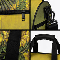 New Zealand Bellbird Duffle Bag With Kowhai Flowers LT05 - Polynesian Pride