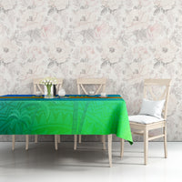 Solomon Islands Choiseul Province Day Tablecloth Sea Turtle Tribal Pattern LT05 - Polynesian Pride
