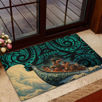 New Zealand Tamaki Herenga Waka Festival Rubber Doormat Maori Pattern LT05 - Polynesian Pride