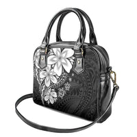 Polynesia Romantic Valentine Shoulder Handbag Sea Turtle Couple With Black Plumeria LT05 - Polynesian Pride