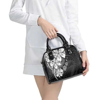 Polynesia Romantic Valentine Shoulder Handbag Sea Turtle Couple With Black Plumeria LT05 - Polynesian Pride