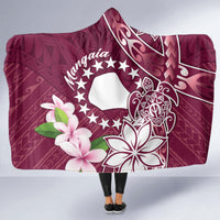 Cook Island Mangaia Gospel Day Hooded Blanket Floral Tribal Pattern LT05 - Polynesian Pride