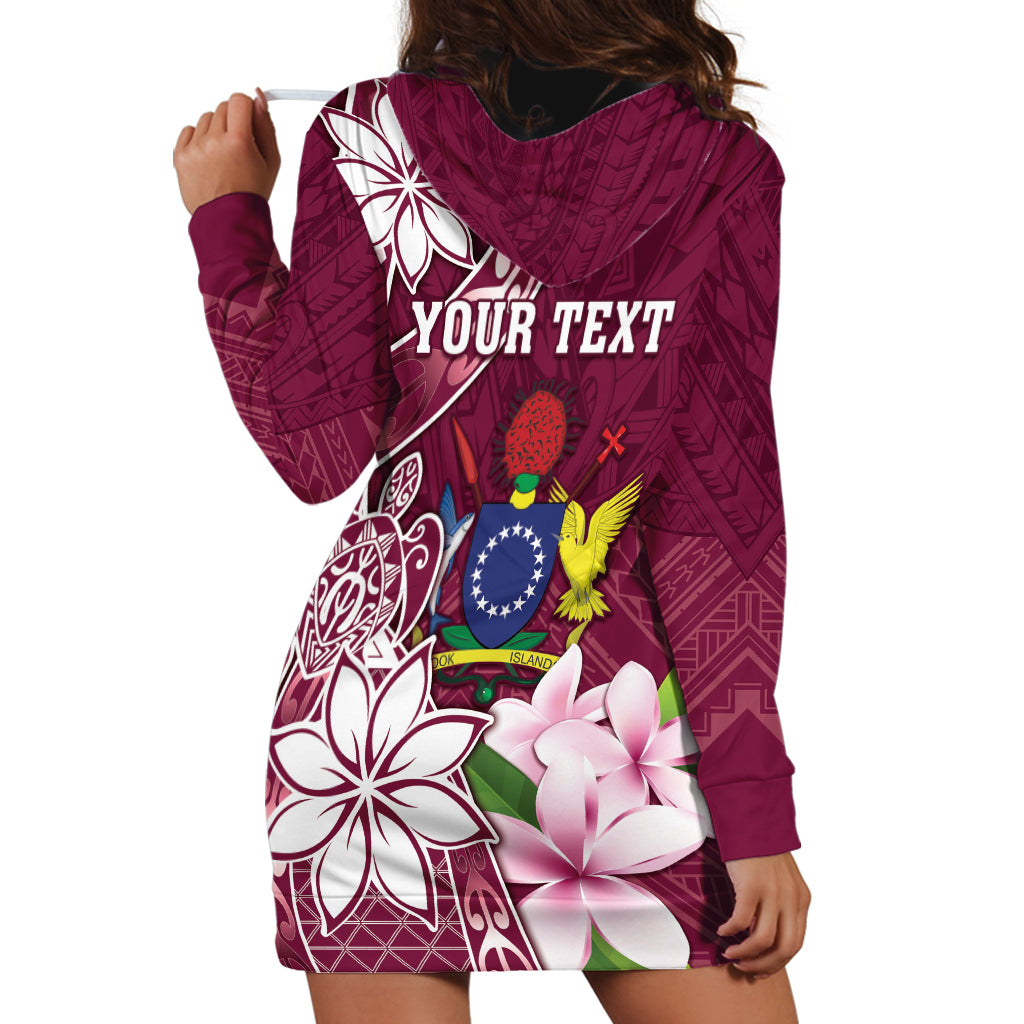 Personalised Cook Island Mangaia Gospel Day Hoodie Dress Floral Tribal Pattern LT05 - Polynesian Pride