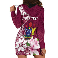 Personalised Cook Island Mangaia Gospel Day Hoodie Dress Floral Tribal Pattern LT05 - Polynesian Pride