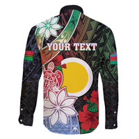 Personalised Vanuatu Shefa Day Family Matching Mermaid Dress and Hawaiian Shirt Floral Pattern LT05 - Polynesian Pride
