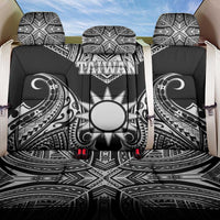 Taiwan Back Car Seat Cover Austronesian Tribal Tattoo Black LT05 One Size Black - Polynesian Pride