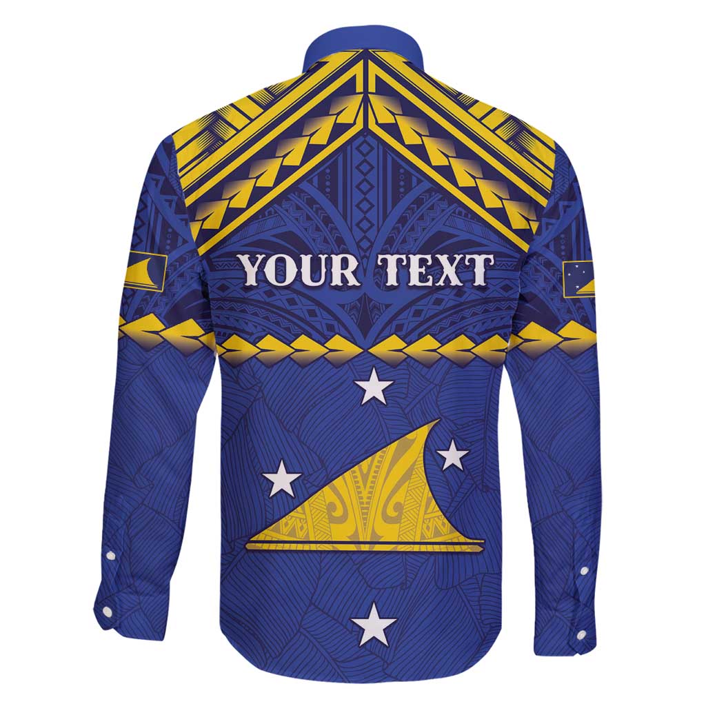 Personalised Tokelau Happy Tokehega Day Family Matching Long Sleeve Bodycon Dress and Hawaiian Shirt Polynesian Tribal Tattoo