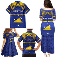Personalised Tokelau Happy Tokehega Day Family Matching Puletasi and Hawaiian Shirt Polynesian Tribal Tattoo LT05 - Polynesian Pride