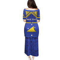 Personalised Tokelau Happy Tokehega Day Family Matching Puletasi and Hawaiian Shirt Polynesian Tribal Tattoo LT05 - Polynesian Pride