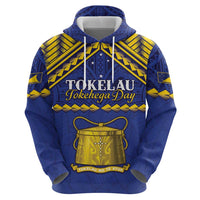 Personalised Tokelau Happy Tokehega Day Hoodie Polynesian Tribal Tattoo LT05 - Polynesian Pride