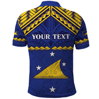 Personalised Tokelau Happy Tokehega Day Polo Shirt Polynesian Tribal Tattoo LT05 - Polynesian Pride