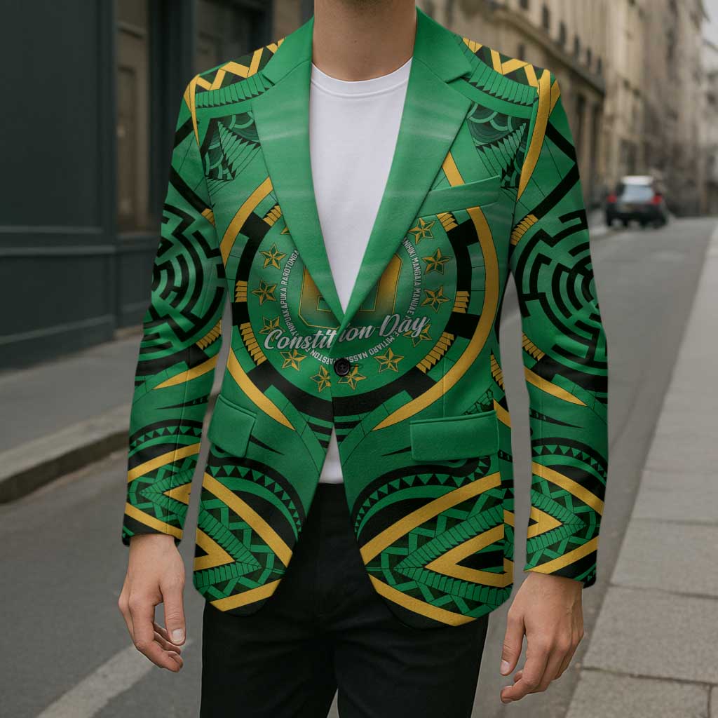 Cook Islands Constitution Day Blazer 60th Anniversary - Polynesian Pride