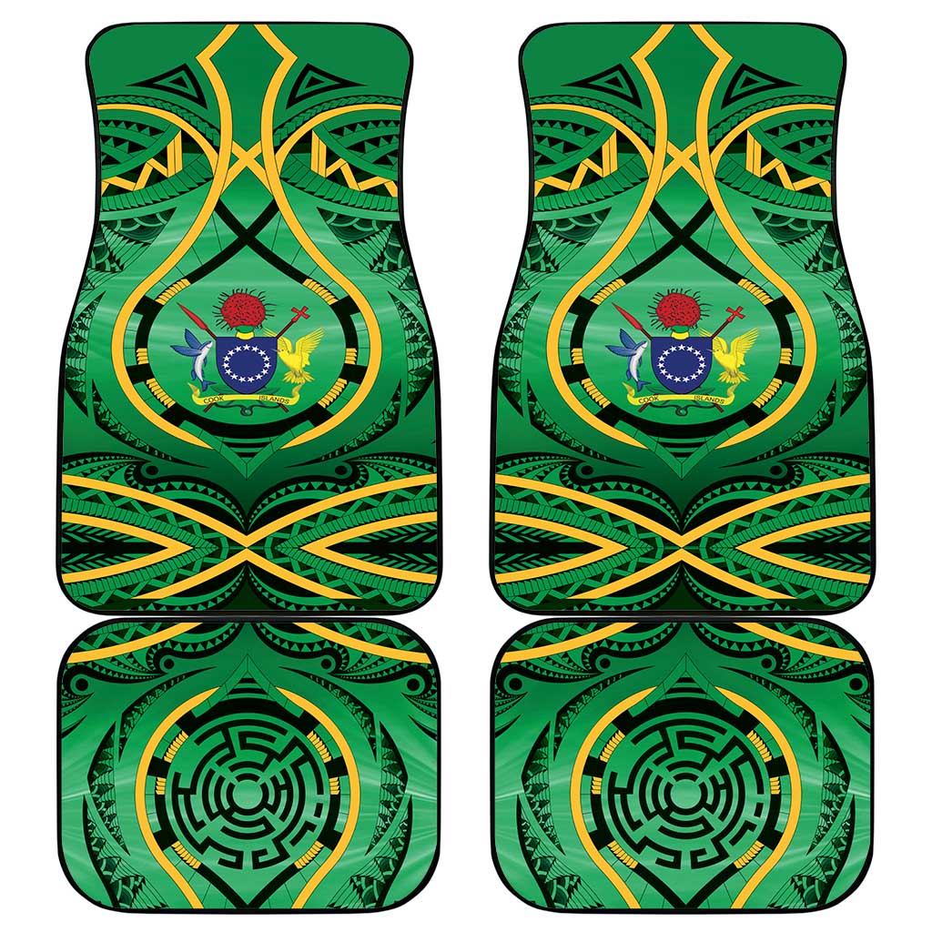 Cook Islands Constitution Day Car Mats 60th Anniversary - Polynesian Pride
