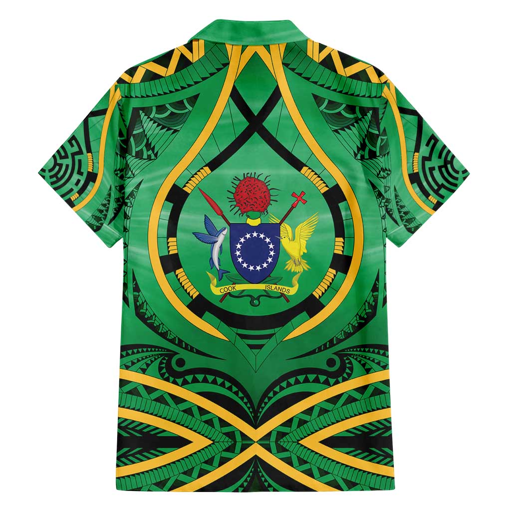 Cook Islands Constitution Day Family Matching Long Sleeve Bodycon Dress and Hawaiian Shirt 60th Anniversary LT05 - Polynesian Pride