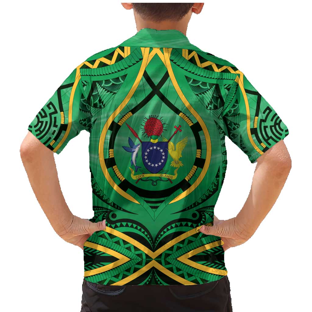 Cook Islands Constitution Day Family Matching Mermaid Dress and Hawaiian Shirt 60th Anniversary LT05 - Polynesian Pride