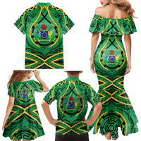 Cook Islands Constitution Day Family Matching Mermaid Dress and Hawaiian Shirt 60th Anniversary LT05 - Polynesian Pride