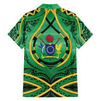 Cook Islands Constitution Day Family Matching Off Shoulder Maxi Dress and Hawaiian Shirt 60th Anniversary LT05 - Polynesian Pride