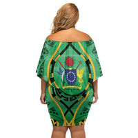 Cook Islands Constitution Day Family Matching Off Shoulder Short Dress and Hawaiian Shirt 60th Anniversary LT05 - Polynesian Pride