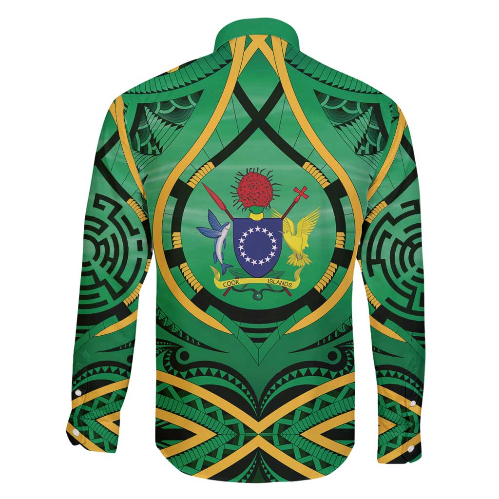 Cook Islands Constitution Day Family Matching Short Sleeve Bodycon Dress and Hawaiian Shirt 60th Anniversary LT05 - Polynesian Pride