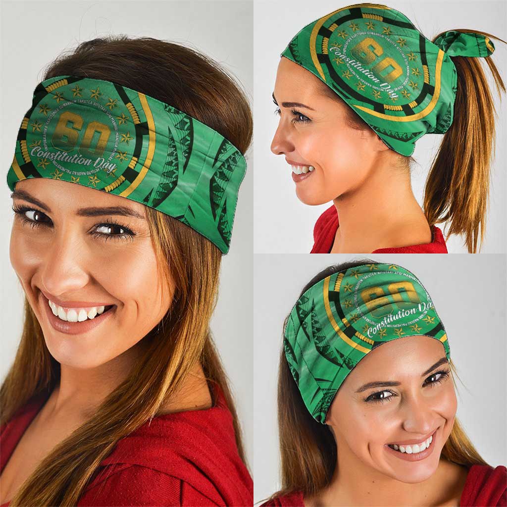Cook Islands Constitution Day Neck Gaiter 60th Anniversary - Polynesian Pride