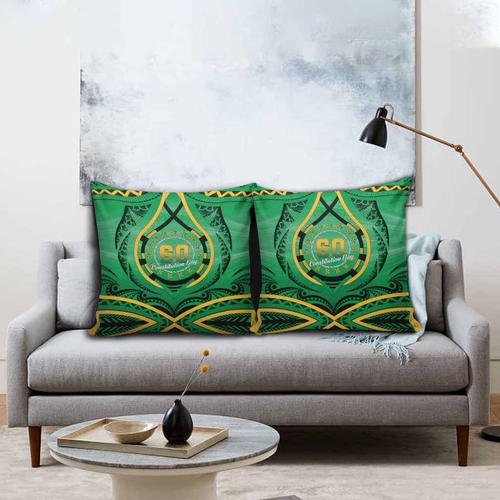 Cook Islands Constitution Day Pillow Cover 60th Anniversary - Polynesian Pride
