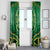 Cook Islands Constitution Day Window Curtain 60th Anniversary - Polynesian Pride