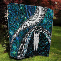 New Zealand Aotearoa Quilt Maori Hei Rehua Paua Shell Glitter Green LT05 - Polynesian Pride