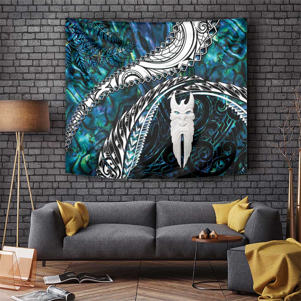 New Zealand Aotearoa Tapestry Maori Hei Rehua Paua Shell Glitter Green LT05 - Polynesian Pride