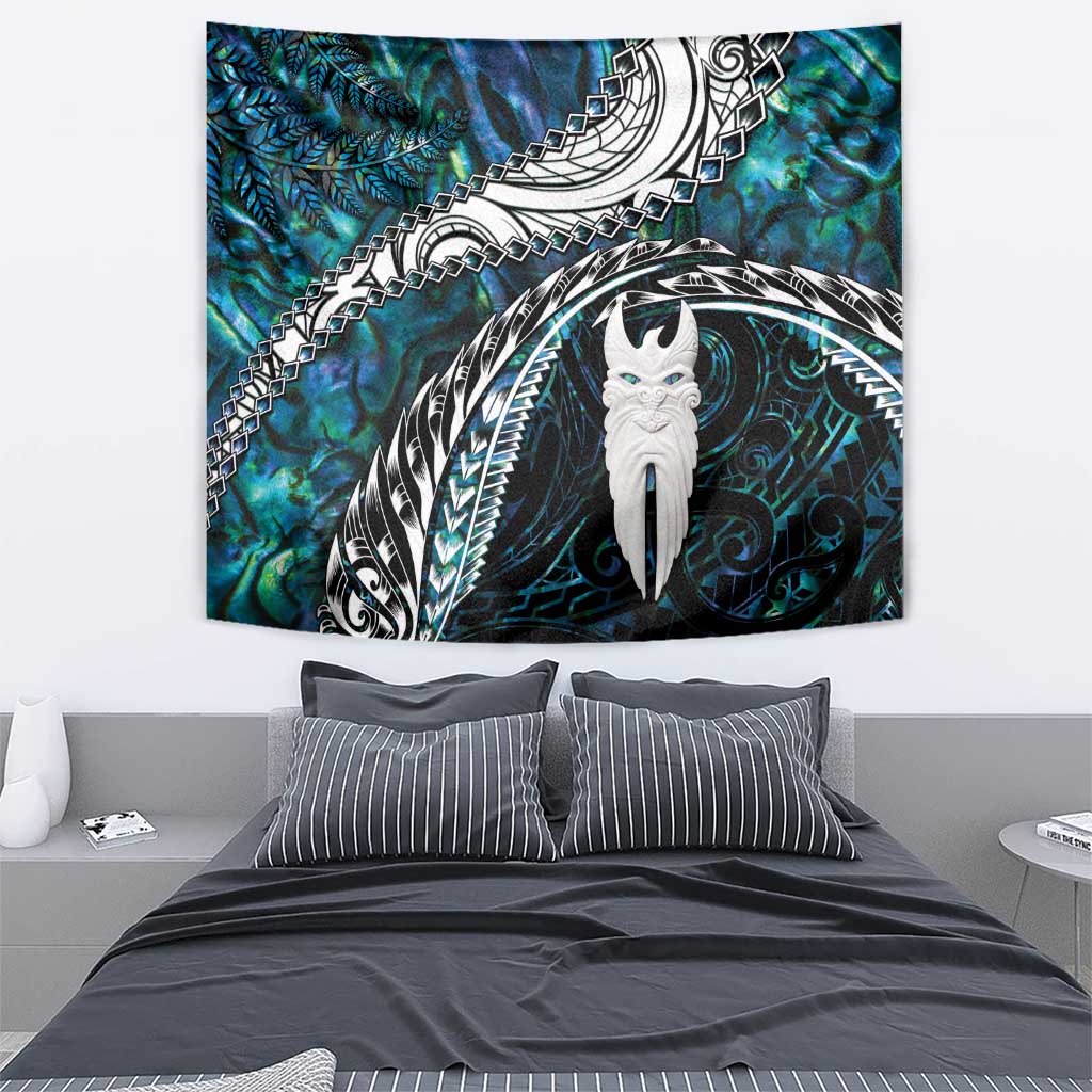 New Zealand Aotearoa Tapestry Maori Hei Rehua Paua Shell Glitter Green LT05 - Polynesian Pride