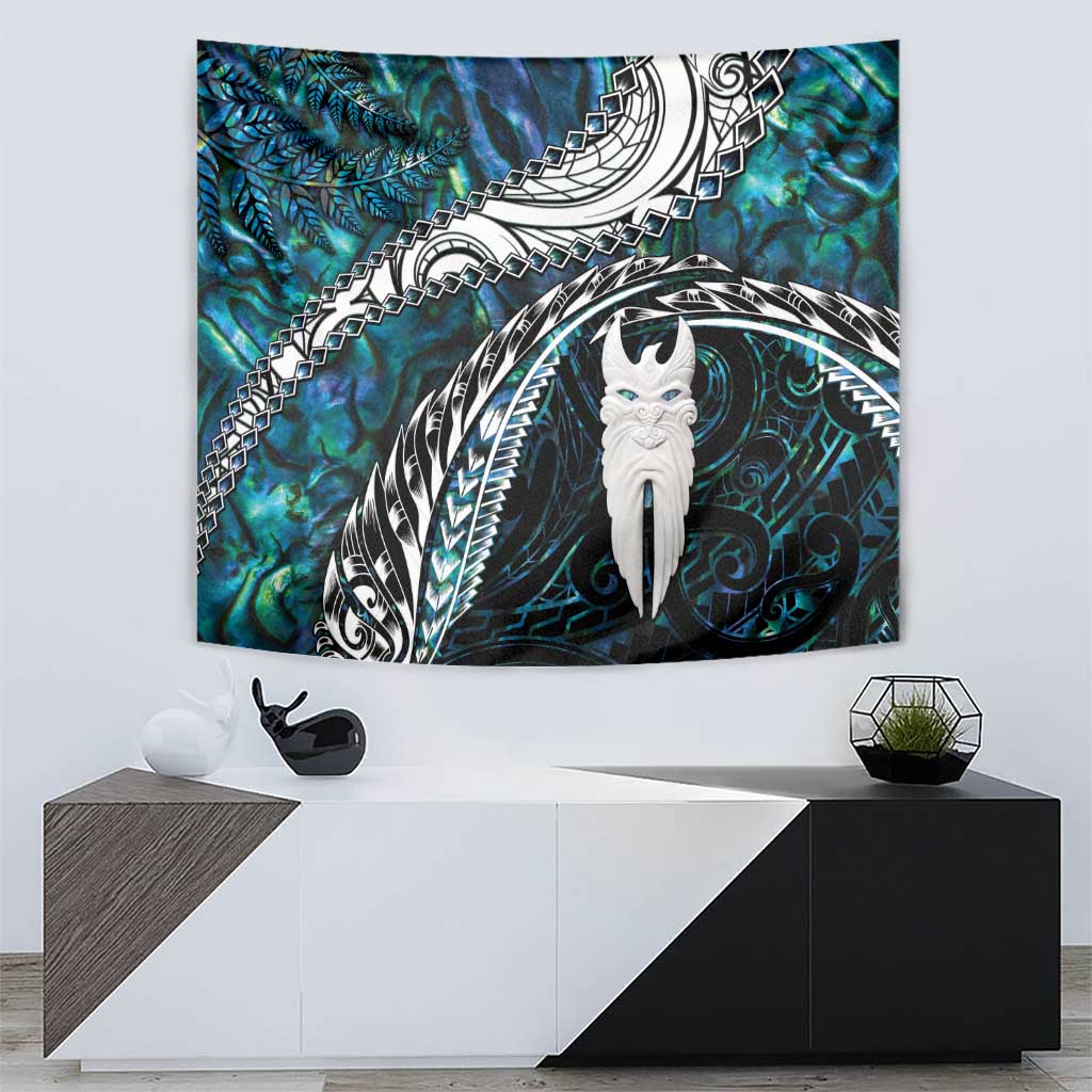New Zealand Aotearoa Tapestry Maori Hei Rehua Paua Shell Glitter Green LT05 - Polynesian Pride