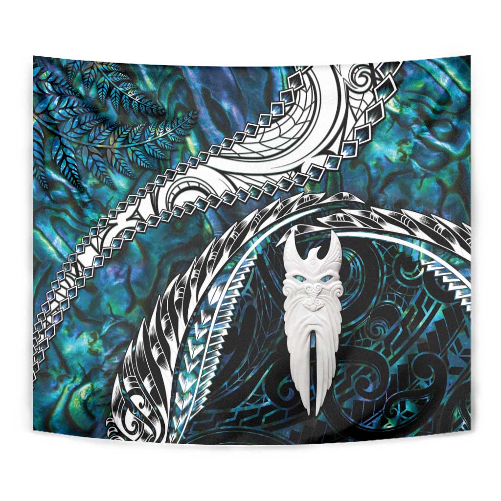 New Zealand Aotearoa Tapestry Maori Hei Rehua Paua Shell Glitter Green LT05 - Polynesian Pride