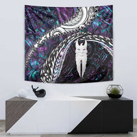 New Zealand Aotearoa Tapestry Maori Hei Rehua Paua Shell Glitter Purple LT05 - Polynesian Pride