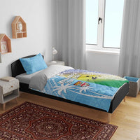 Happy Malampa Fiji Day Bedding Set Half Mix Style