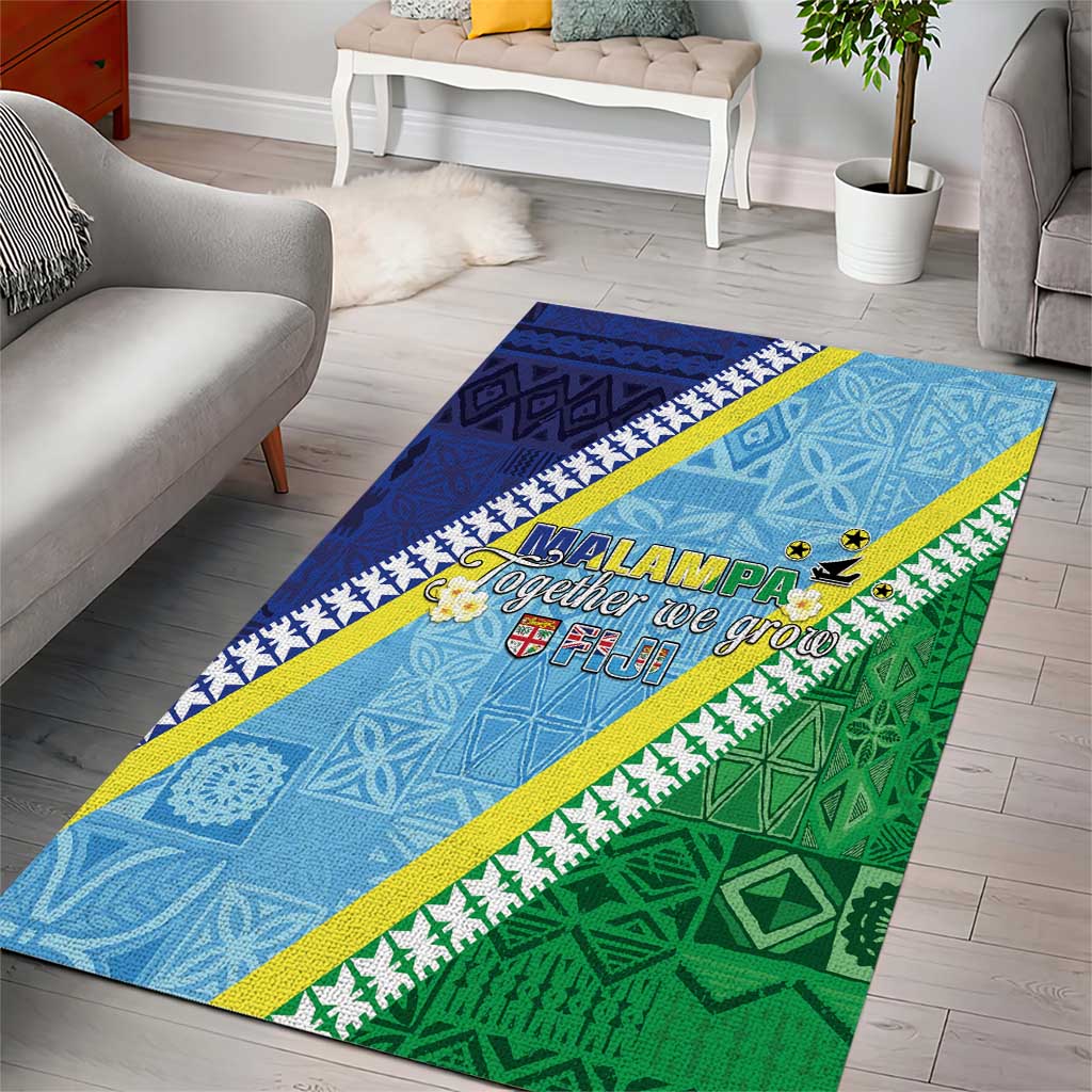 Love Malampa Fiji Day Area Rug Together We Grow LT05 - Polynesian Pride